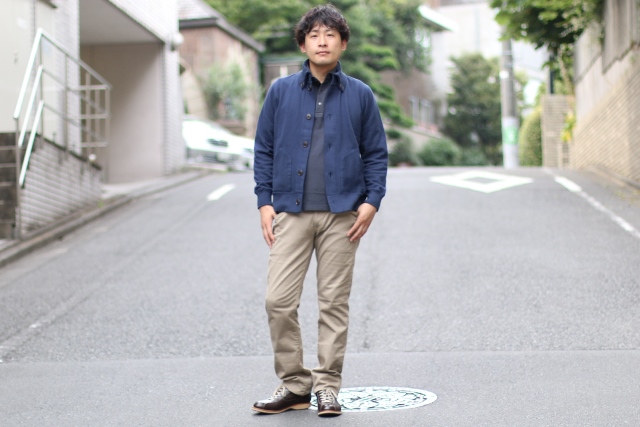 秋のブルゾンの着こなし